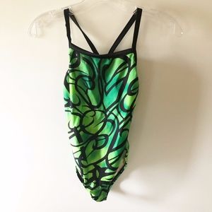 ❤️SPEEDO Women's Vintage Onepiece SMALL 20” waist